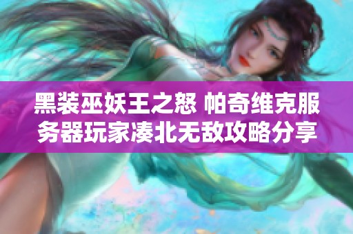 黑装巫妖王之怒 帕奇维克服务器玩家凑北无敌攻略分享