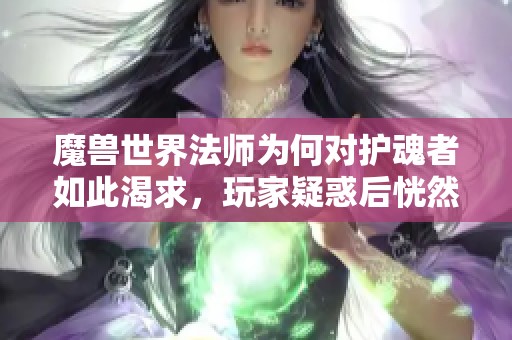 魔兽世界法师为何对护魂者如此渴求，玩家疑惑后恍然大悟