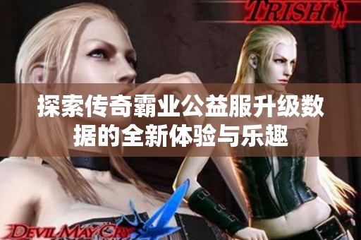 探索传奇霸业公益服升级数据的全新体验与乐趣