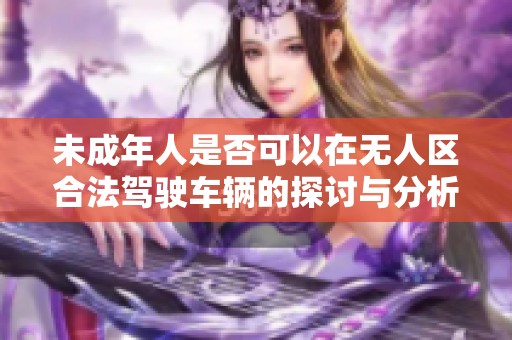 未成年人是否可以在无人区合法驾驶车辆的探讨与分析