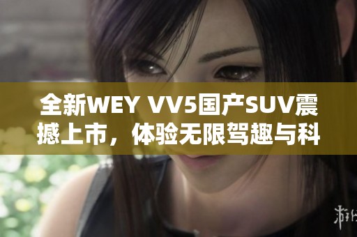 全新WEY VV5国产SUV震撼上市，体验无限驾趣与科技感