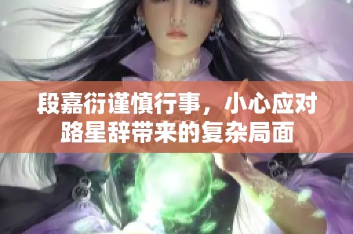 段嘉衍谨慎行事，小心应对路星辞带来的复杂局面